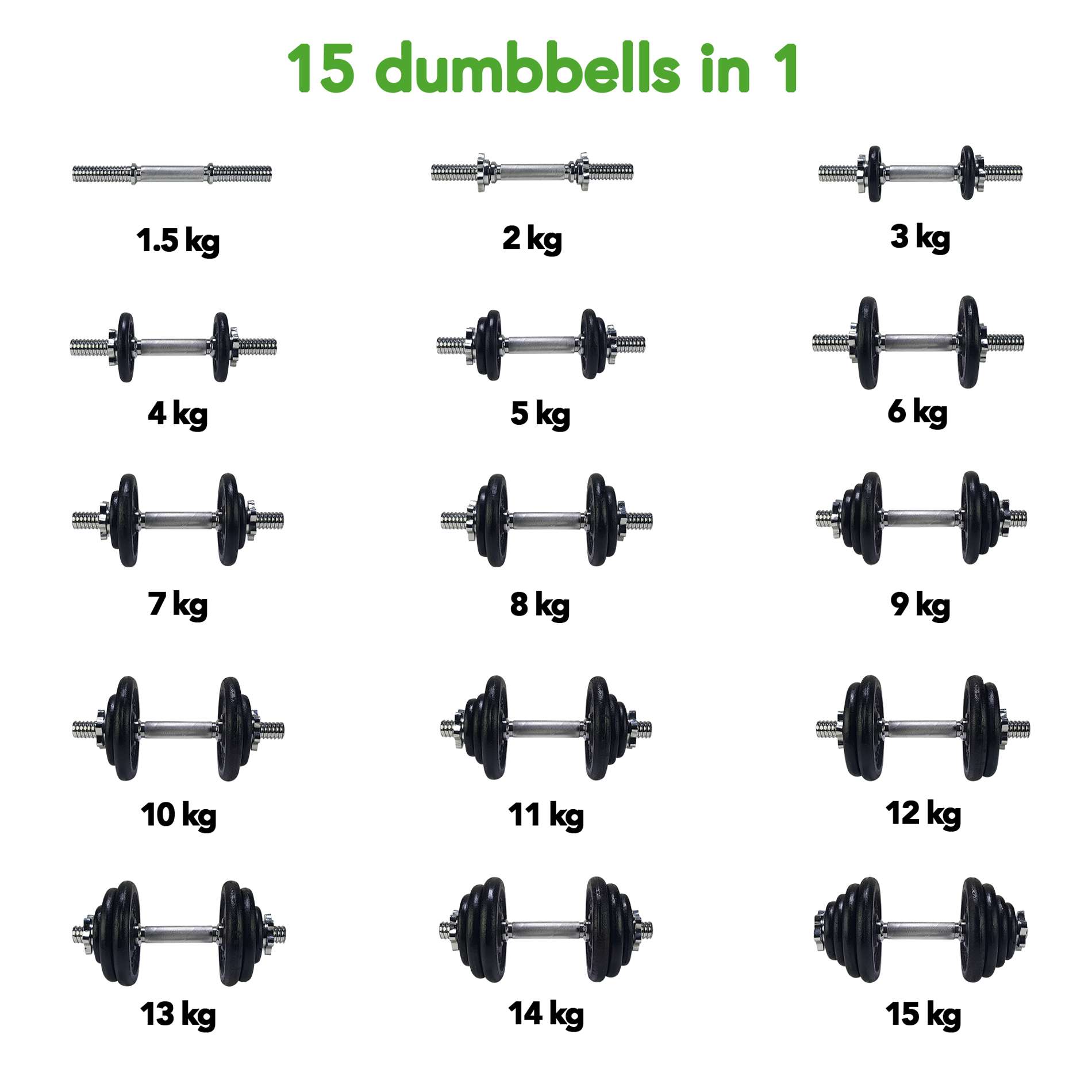 Hantel-TUNTURI-Dumbbell-Set-15kg-screw-3