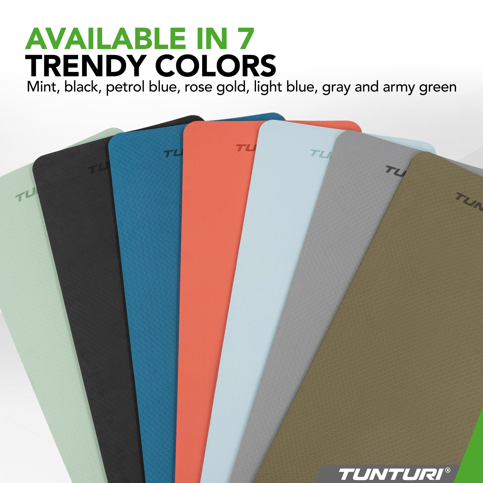 Joogamatt-Tunturi-Yogamat-8mm-Army-Green6