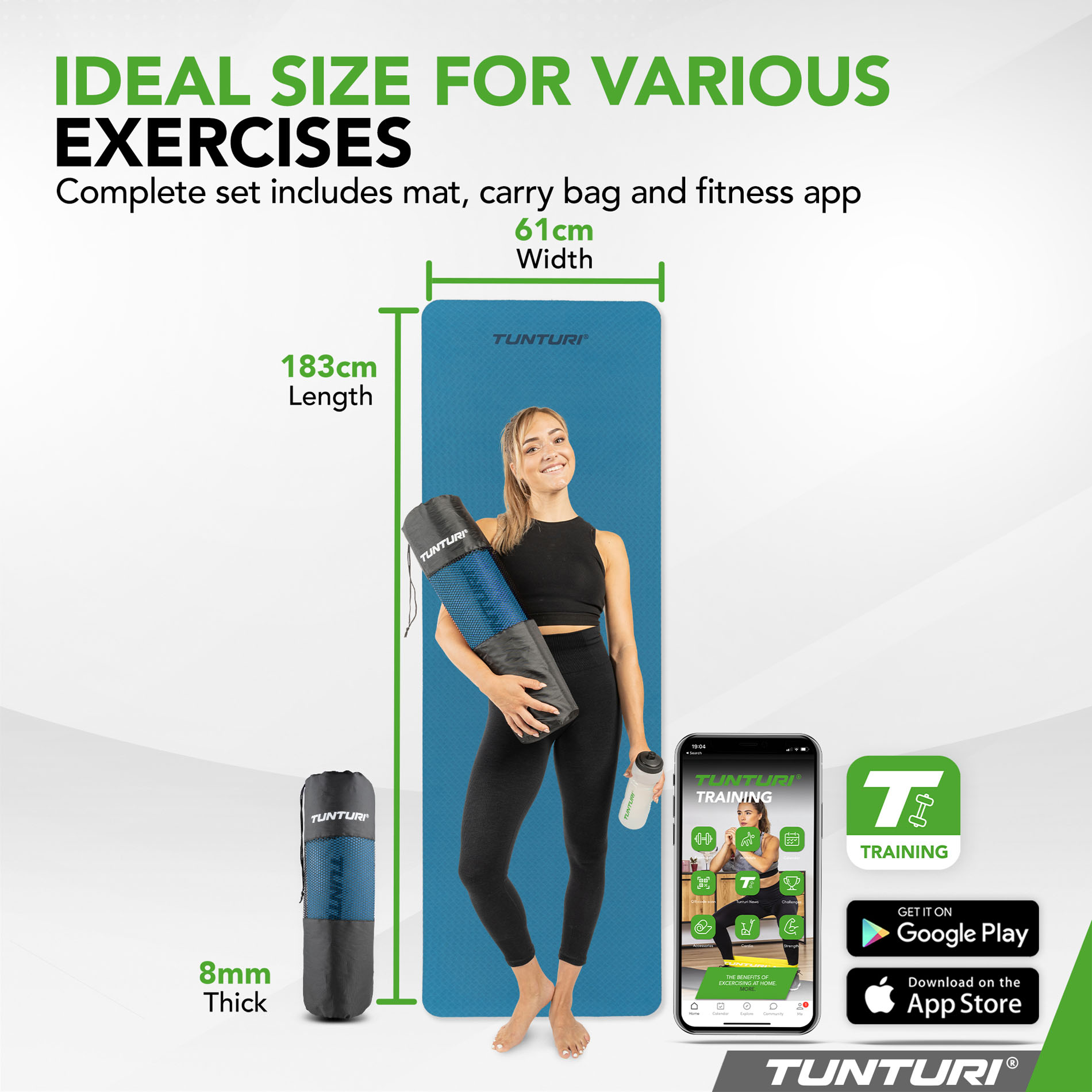 Joogamatt-Tunturi-Yogamat-8mm-Petrol-Blue7