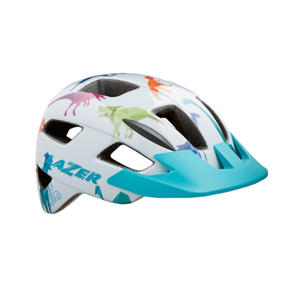 Kiiver-lastele-LAZER-LIL´GEKKO-White-Dino-Toddler-unisize