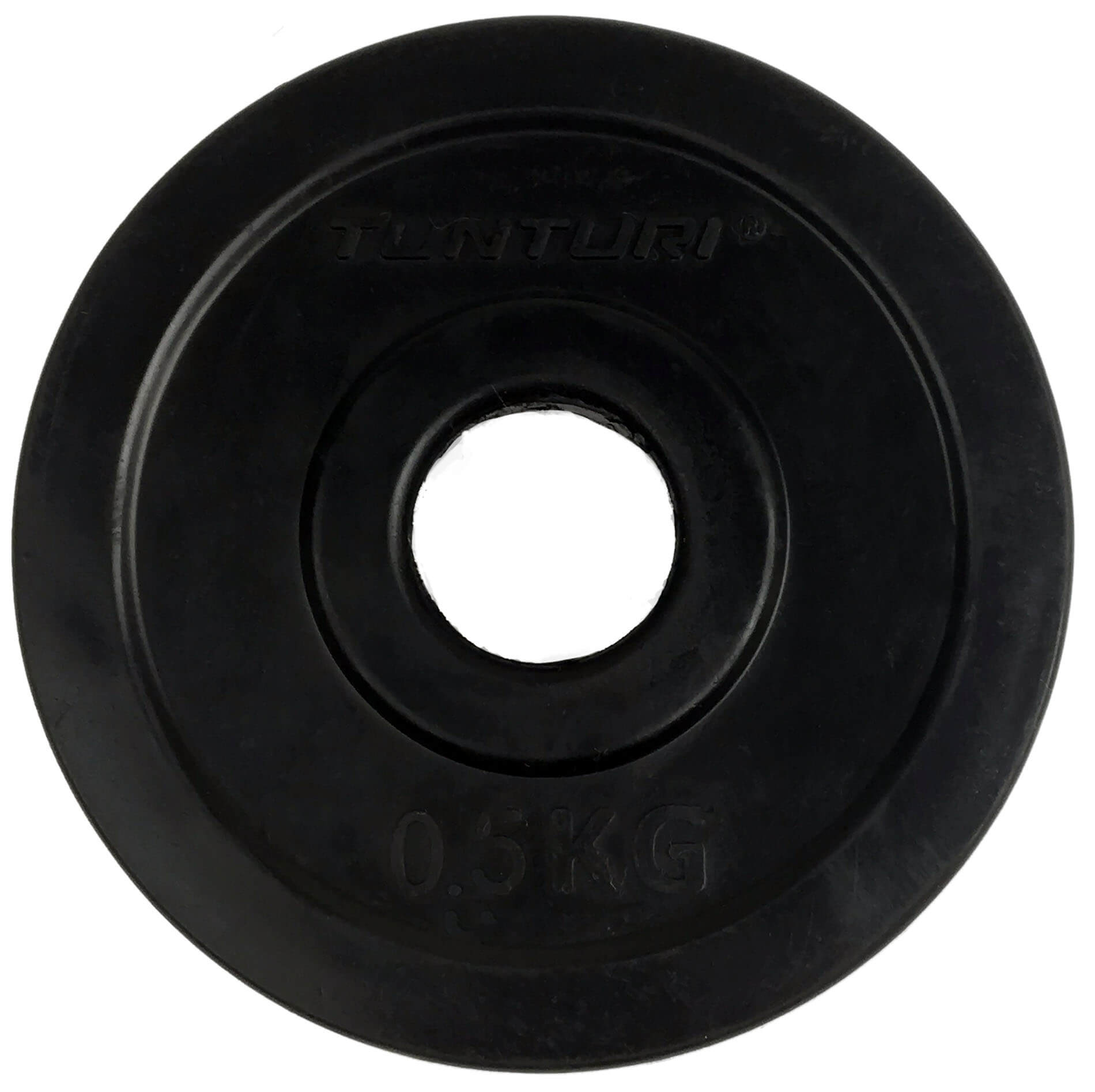 Kummist-raskuskettad-TUNTURI-Rubber-Plates-0.5kg-paar-4