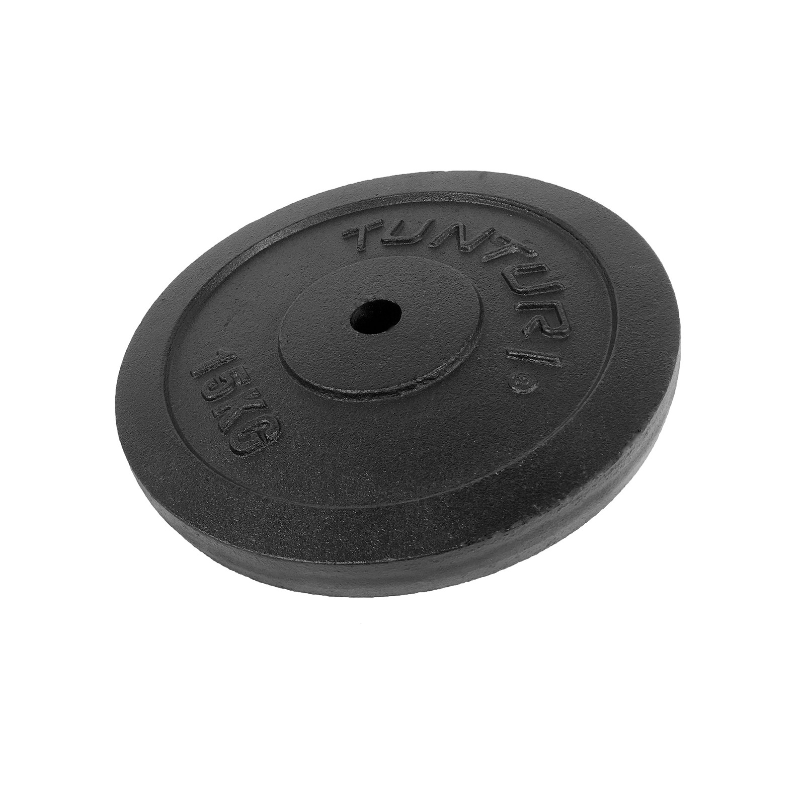 Raskusketas-TUNTURI-Plate-Black-15kg