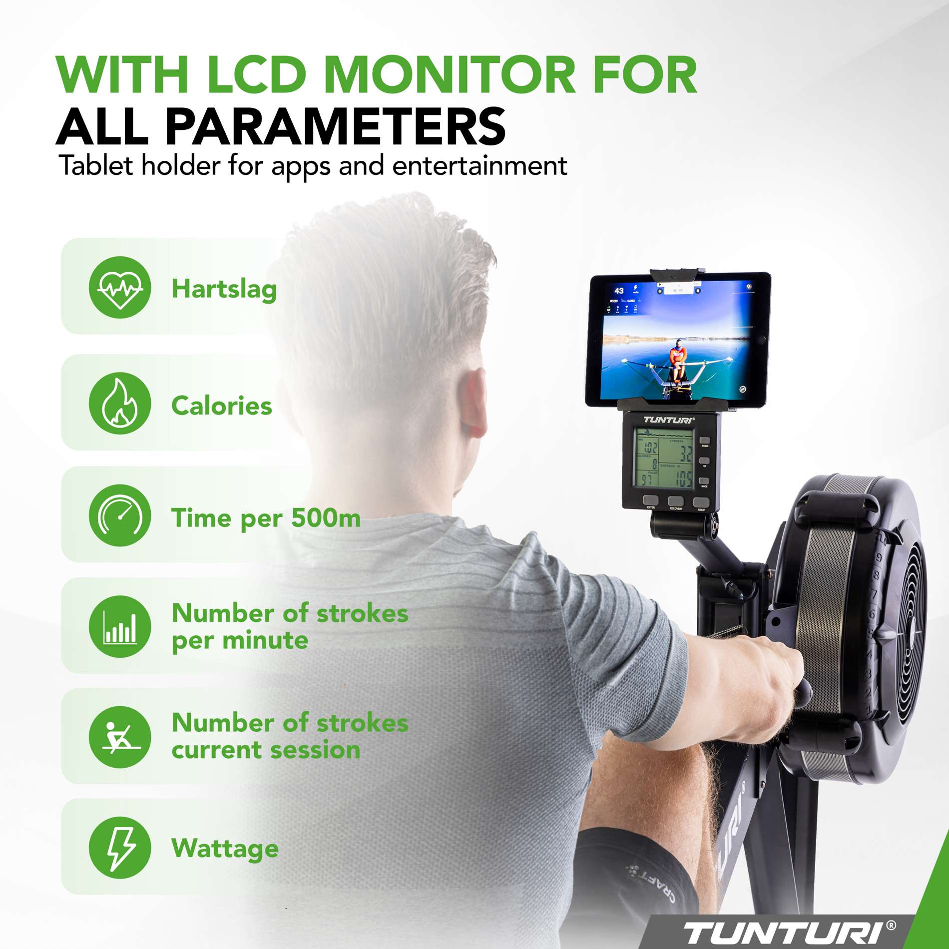 Soudeergomeeter-TUNTURI-FitRow-80i-AIR-3