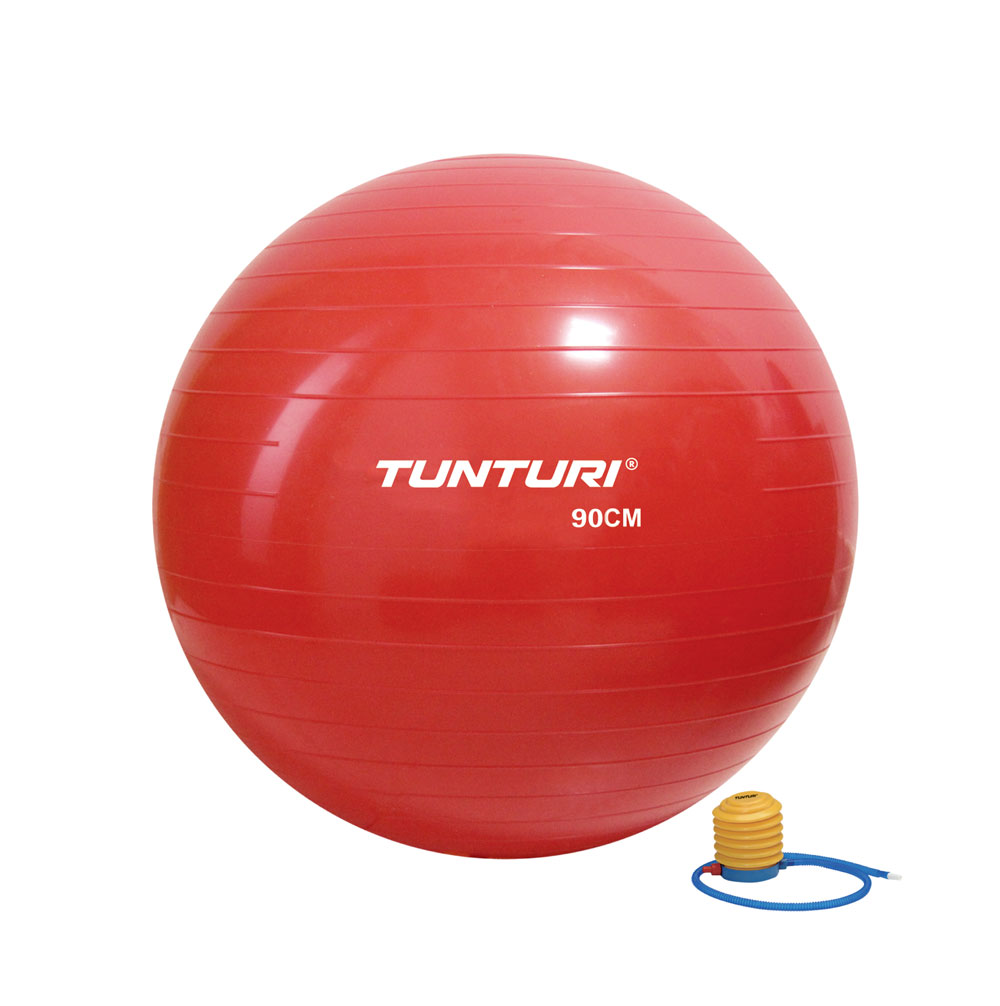 Voimlemispall-TUNTURI-Gymball-90cm-punane