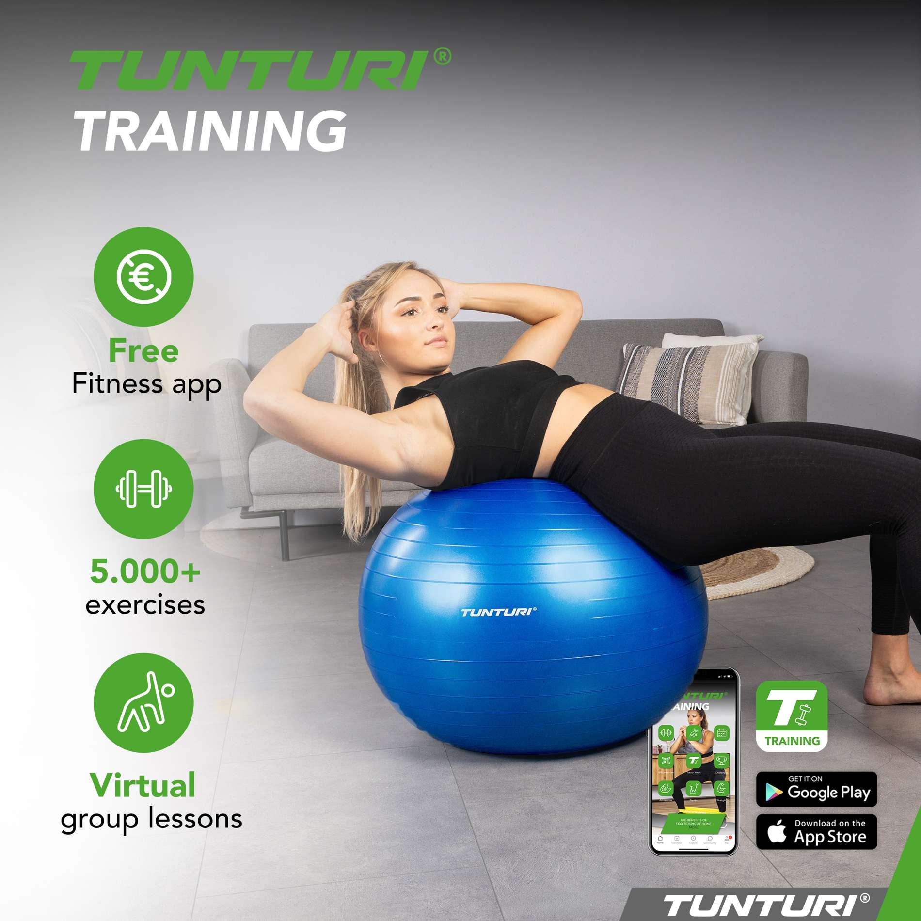 voimlemispall_Tunturi_Gymball_75cm-Blue-6