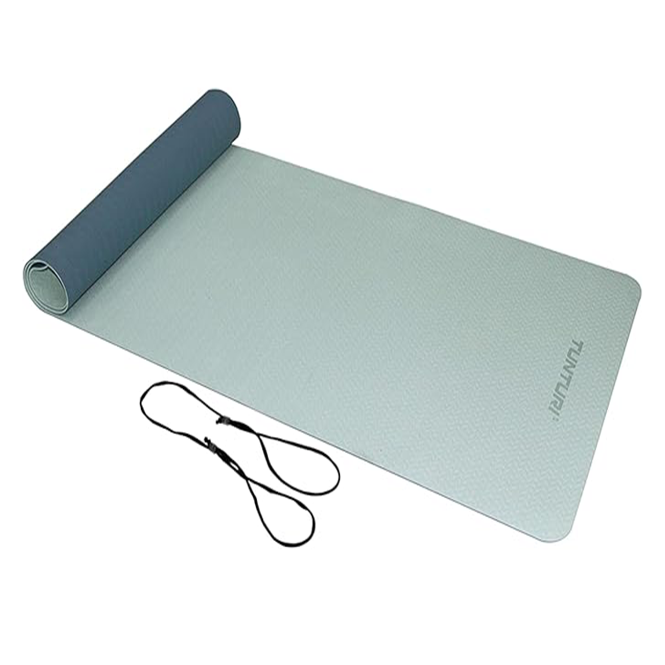 Joogamatt-TUNTURI-TPE-Yogamat-4mm-sinine-must-noor