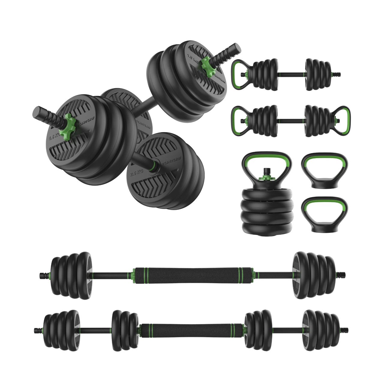 joutreeningukomplekt_Tunturi_BarbellDumbbellSet28kg