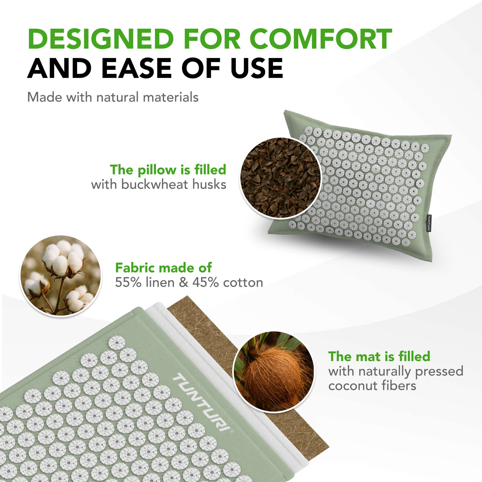 akupunktuurimattjapadi_Tunturi_ProAcupressureMatandPillow-Mint-8