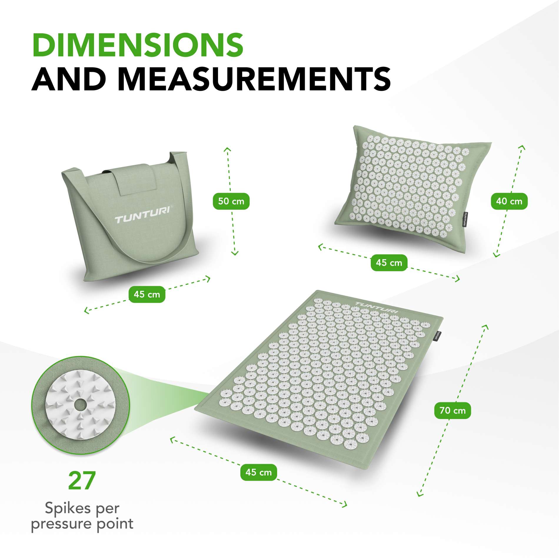 akupunktuurimattjapadi_Tunturi_ProAcupressureMatandPillow-Mint-9