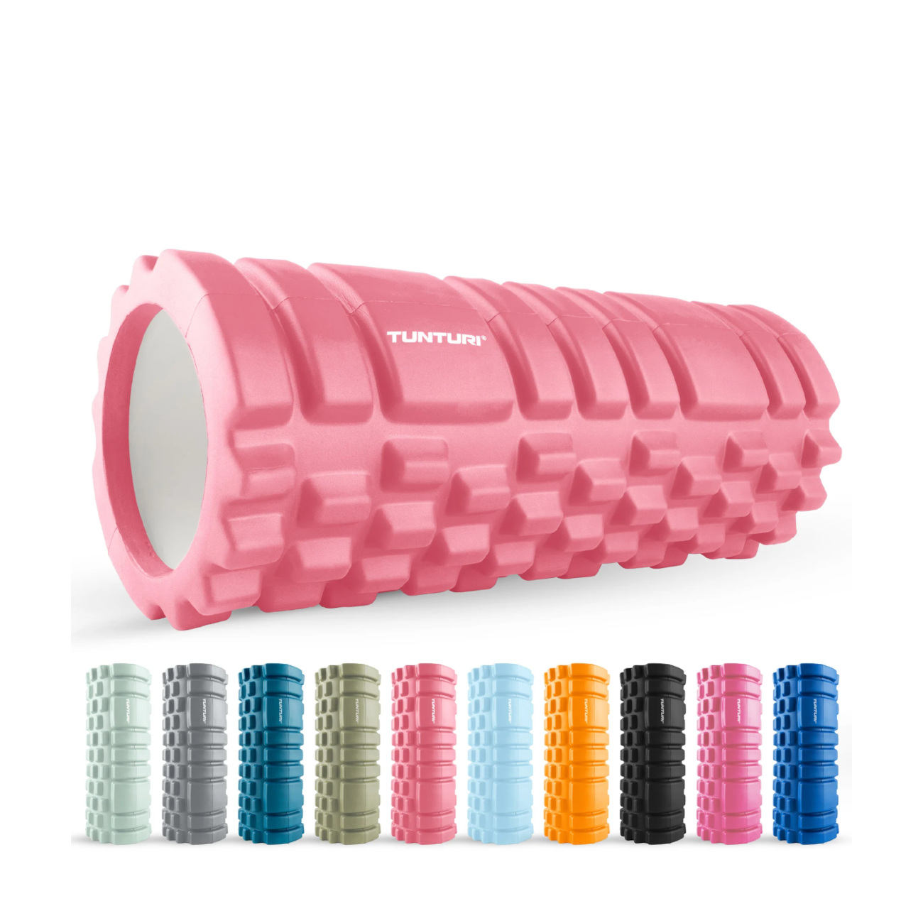 massaazirull_Tunturi_YogaGridFoamRoller-RoseGold