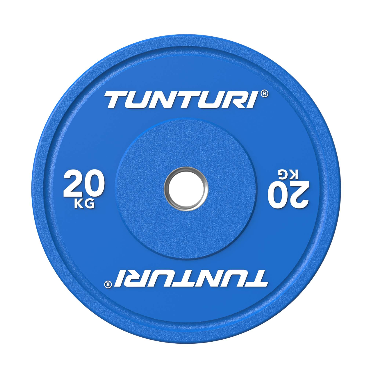 raskusketas_Tunturi_PlatinumBumperBlate-Blue-20kg