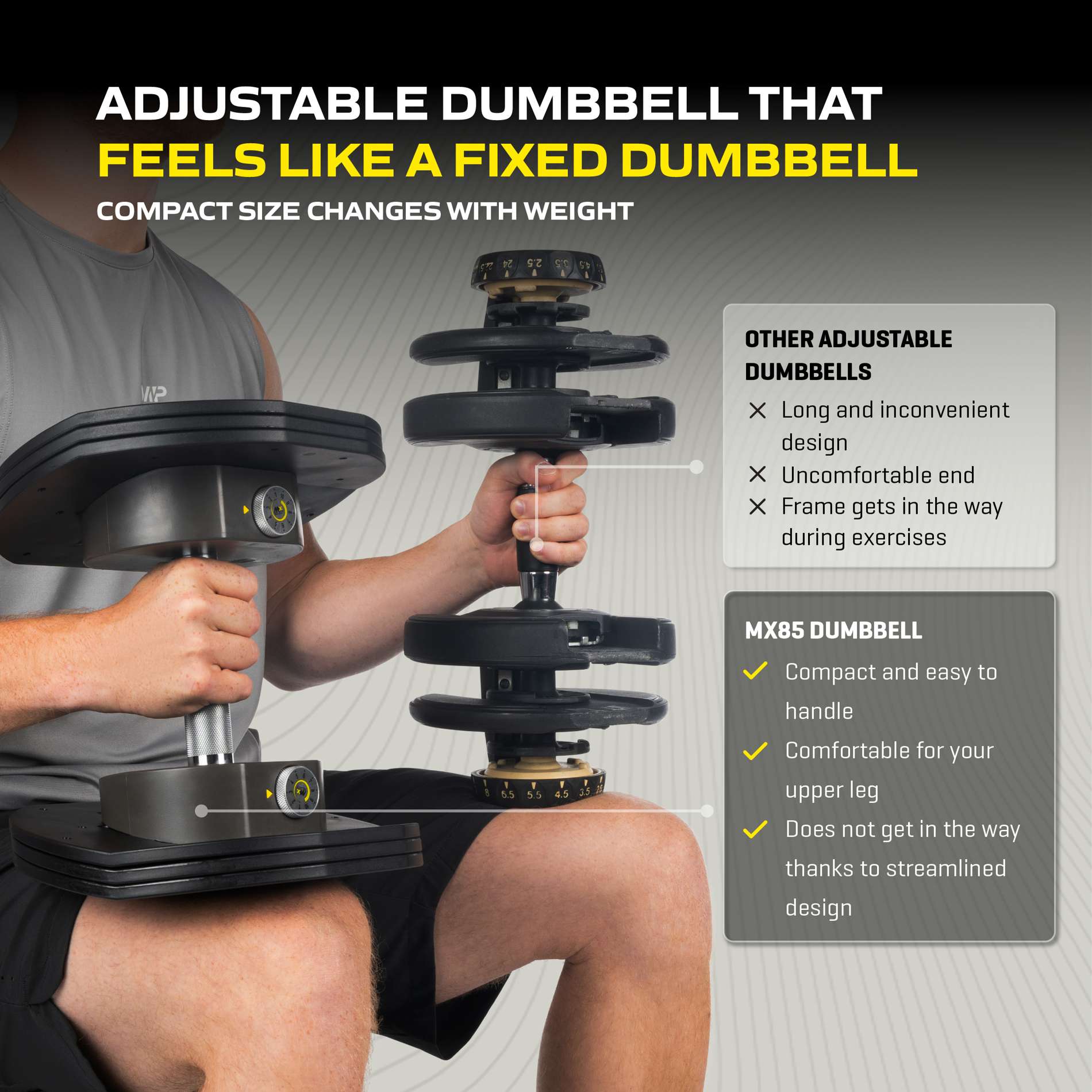 reguleeritavhantel_Tunturi_MX85-knurled-2