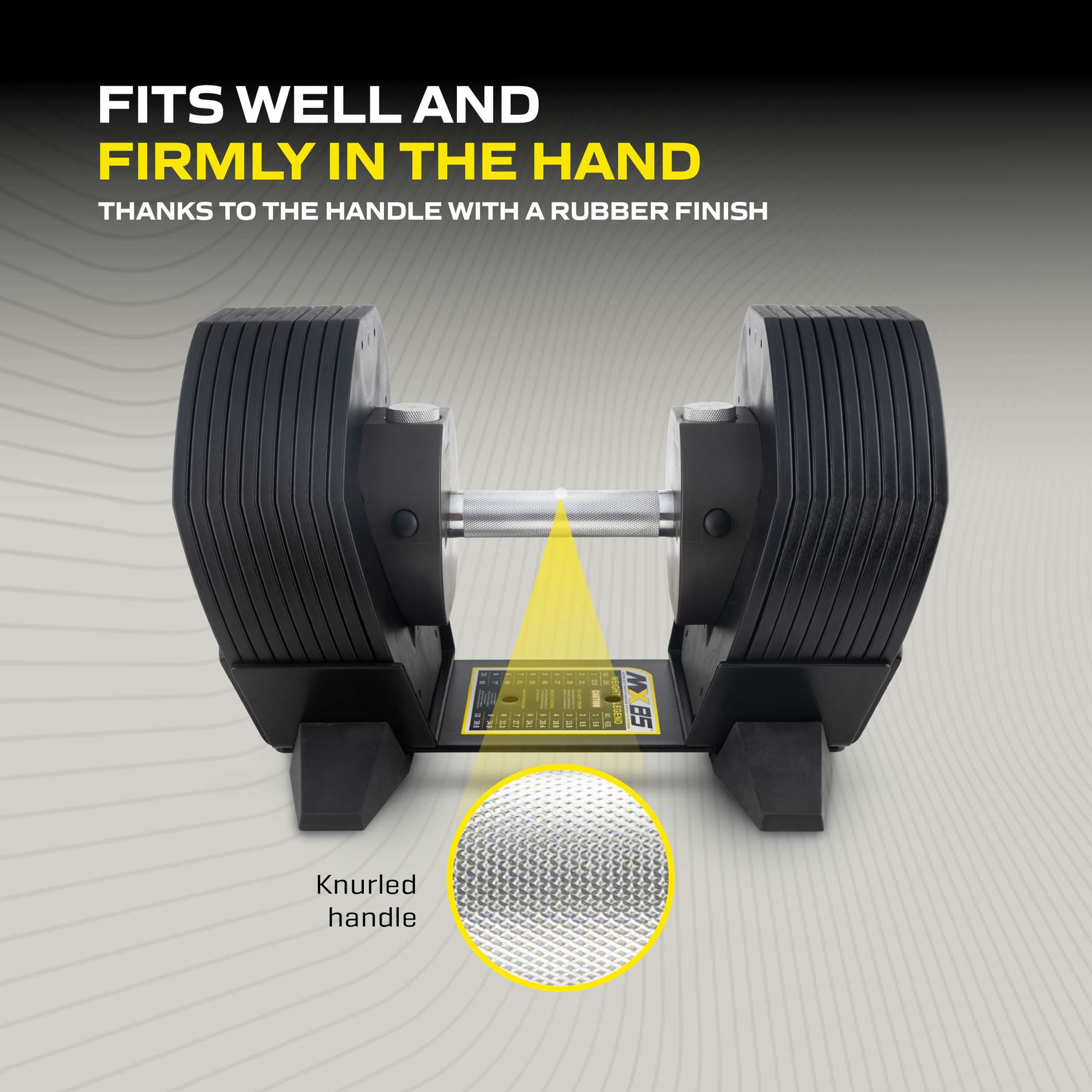 reguleeritavhantel_Tunturi_MX85-knurled-4