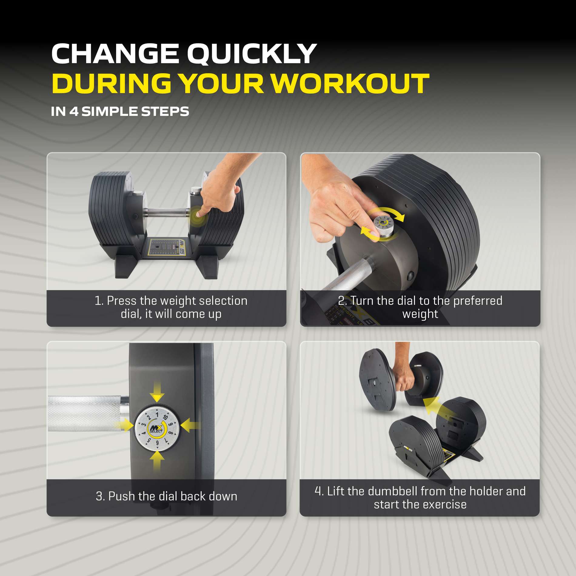 reguleeritavhantel_Tunturi_MX85-knurled-7