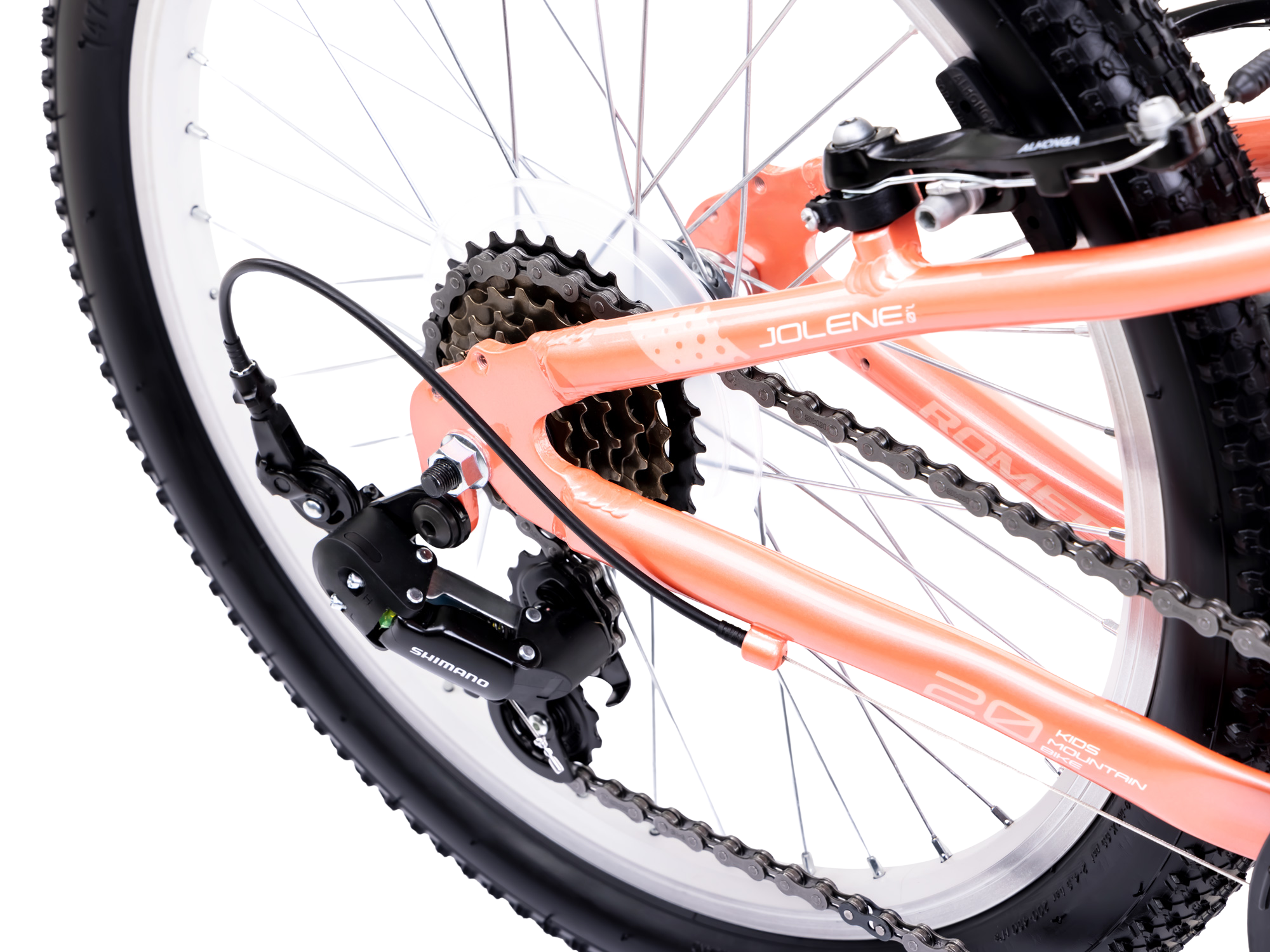 Laste jalgratas ROMET Jolene 20 KID 1, roosa-valge - Image 5