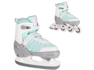 2in1 (rull)uisud NILS EXTREME NH11912A In-line Skates/Hockey Ice Skates, valge-münt, M (35-38)
