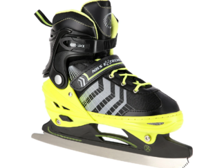 4in1 (rull)uisud NILS EXTREME NH18192 In-line Skates/Hockey Ice Skates, M (34-38), Black/Green