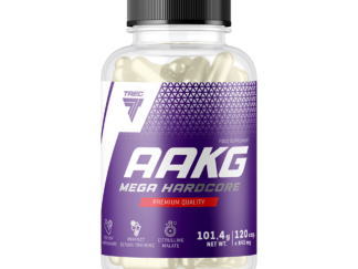 Aminohape maksale TREC AAKG MEGA HARDCORE 120 kapslit