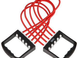 Ekspanderkumm käepidemetega ONE FITNESS EM10, punane