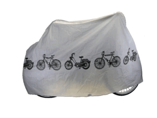 Jalgratta kate AZIMUT 200x110x58mm, valge