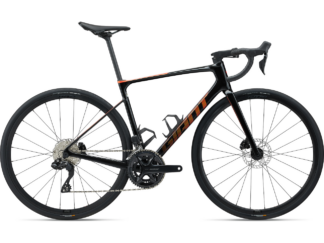 Maanteeratas GIANT Defy Advanced 1, Black/Helios Orange (M)