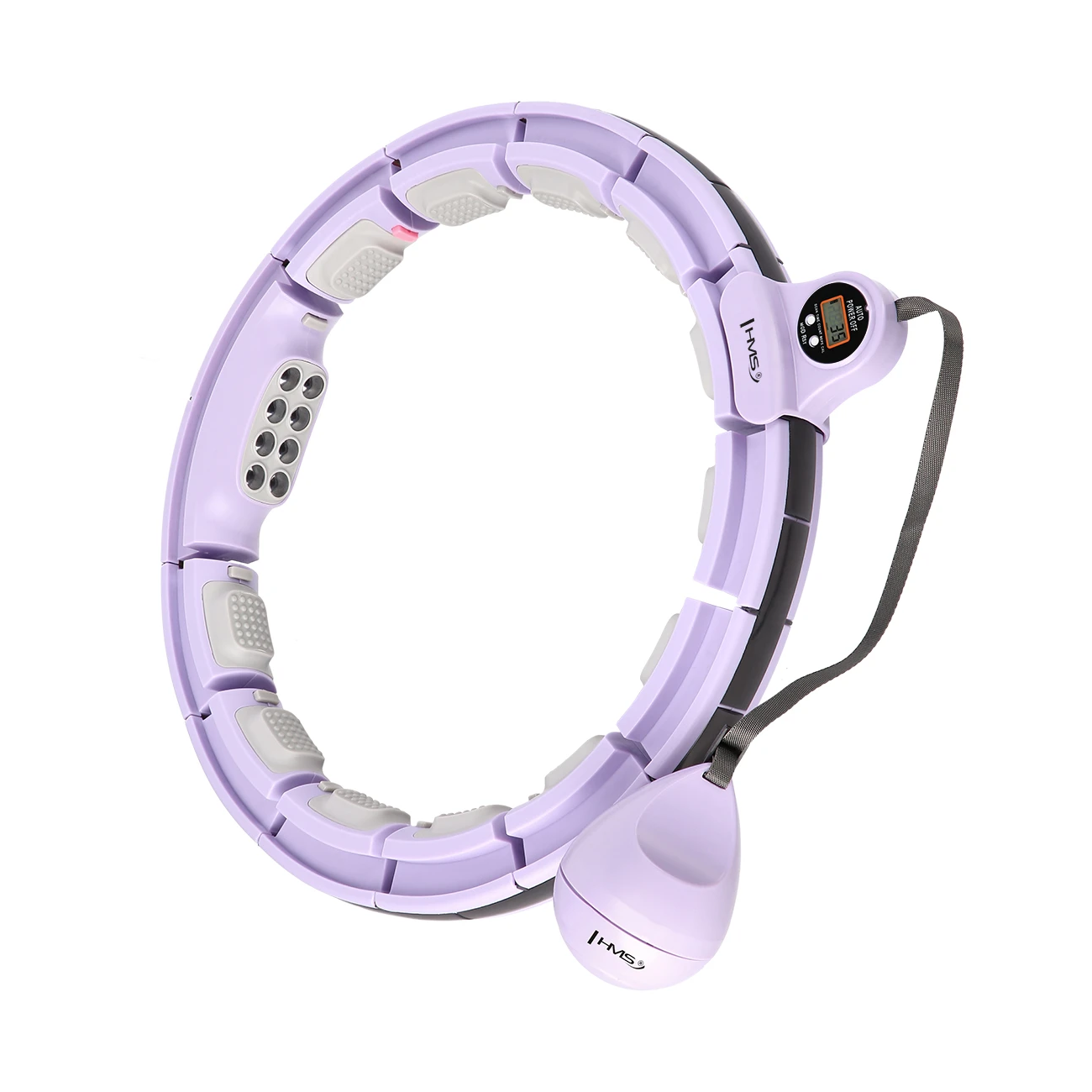 Hularõngas magneti, raskuse ja lugejaga HMS HHM13, lilla