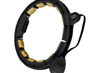 Hularõngas magneti, raskuse ja lugejaga HMS HHM13, must-kuldne