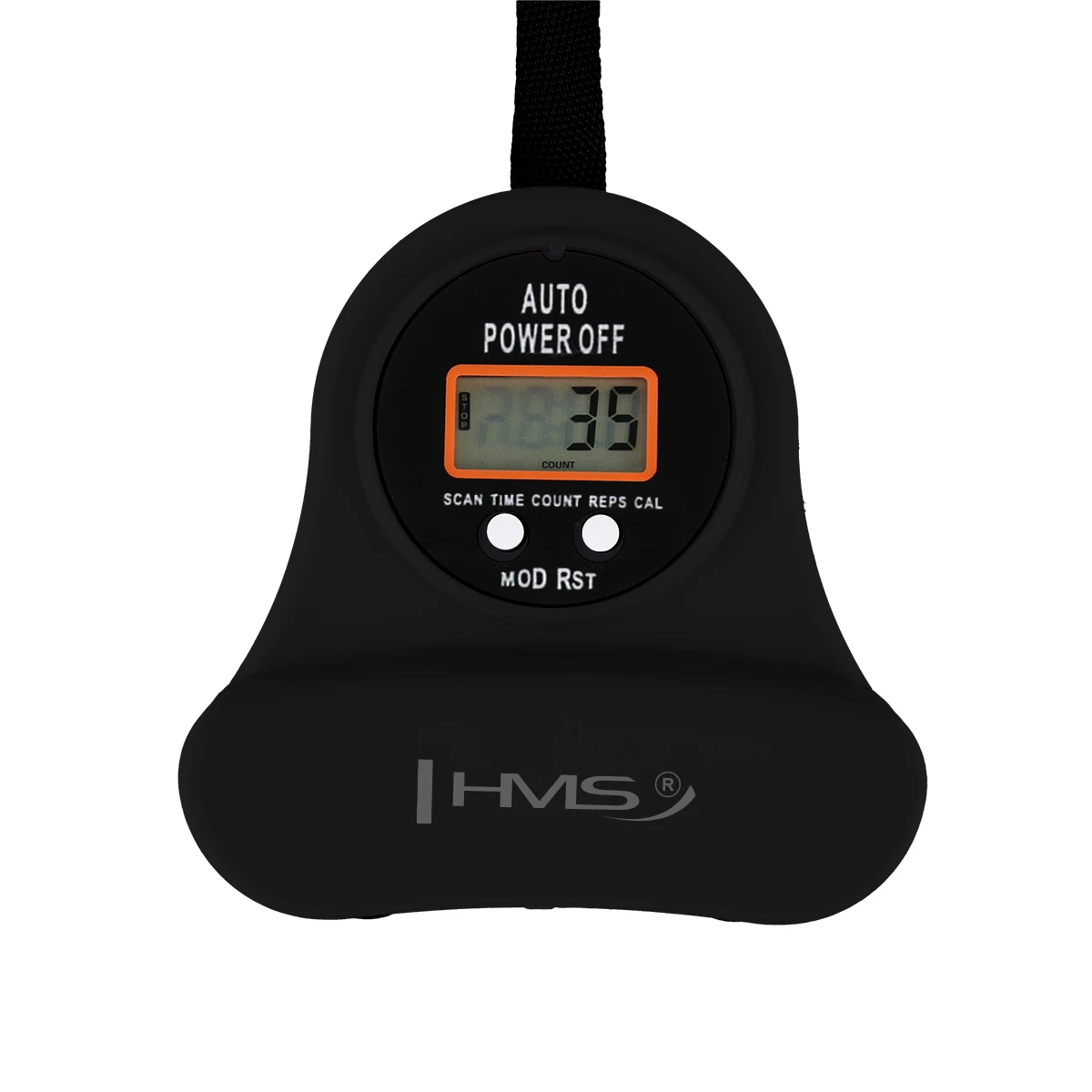 Hularõngas magneti, raskuse ja lugejaga HMS HHM13, must-kuldne - Image 7