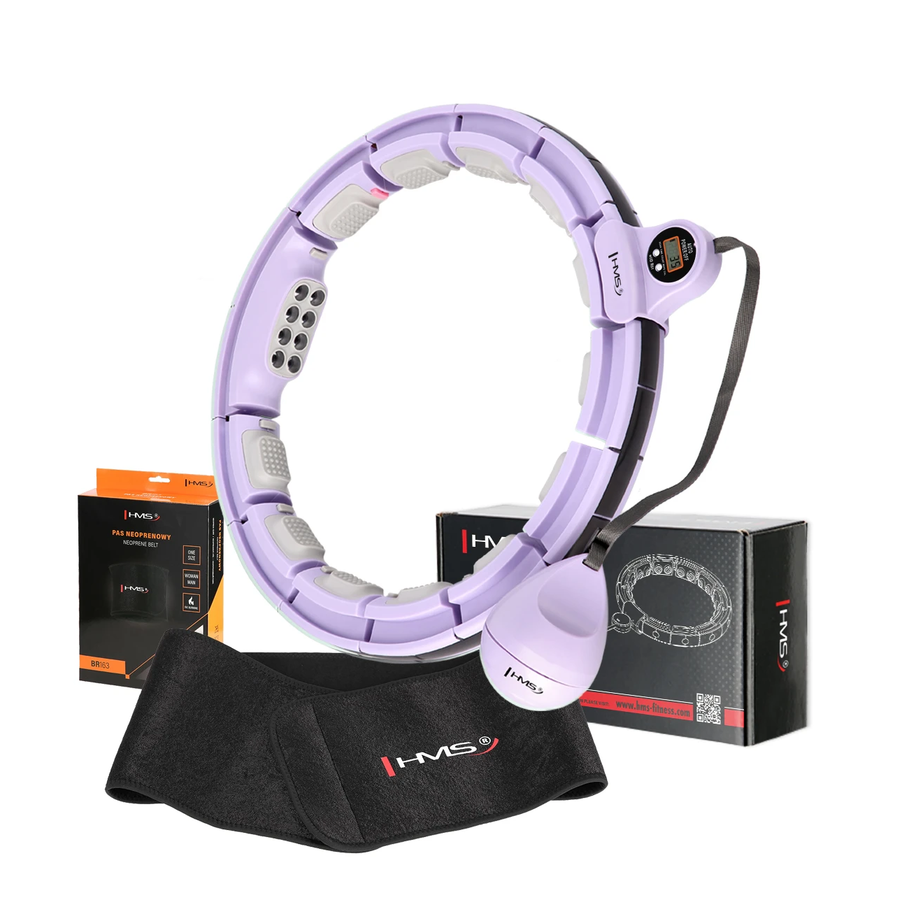 Hularõngas magneti, raskuse, lugeja ja BR163 vööga HMS HHM13, lilla