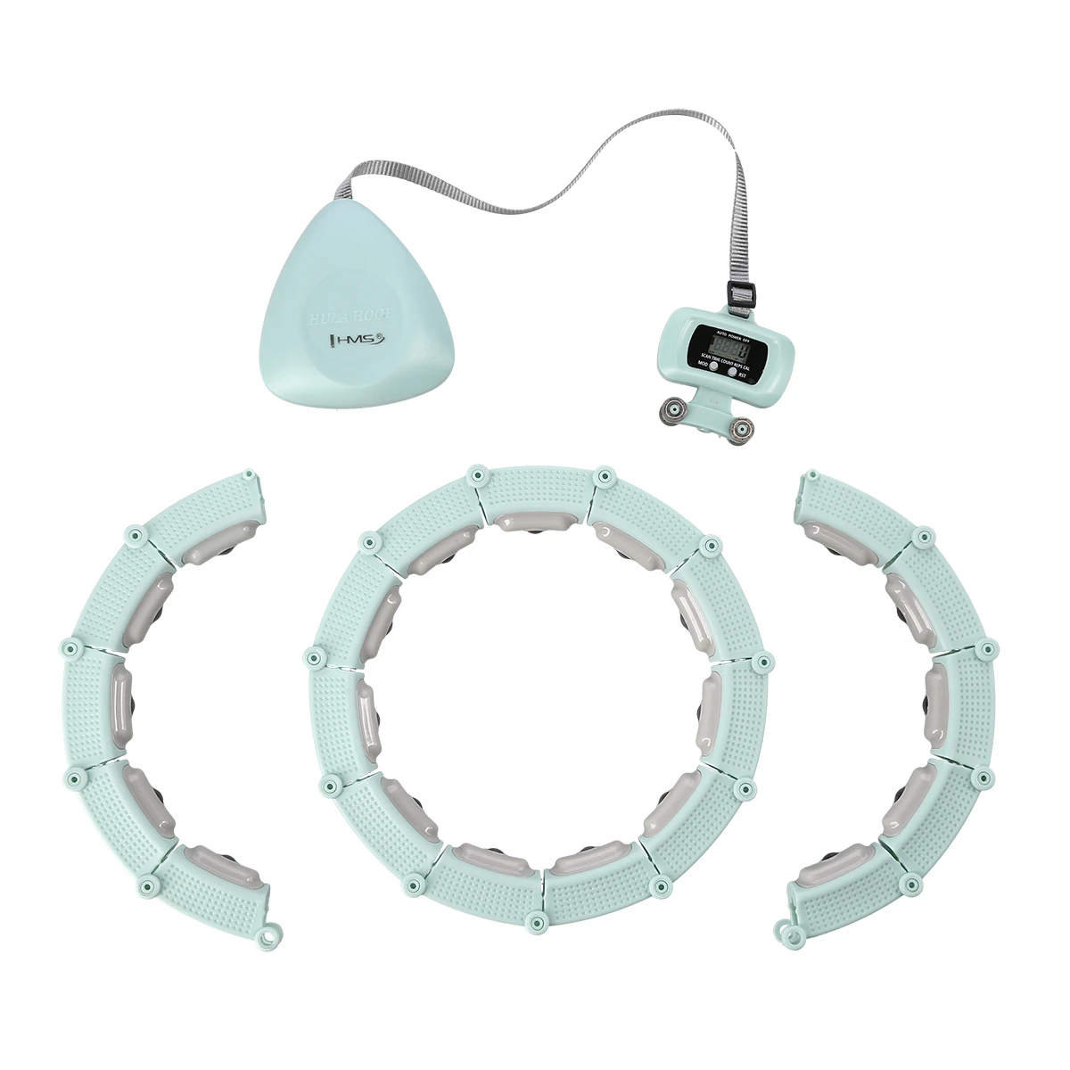 Hularõngas magneti, raskuse ja lugejaga HMS HHM14, roheline - Image 4