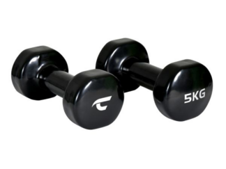 Hantlid CHRISTOPEIT 2 x 5 kg, mustad