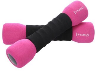 Hantlid HMS CM06 Soft Dumbbells 2x1 kg, roosad