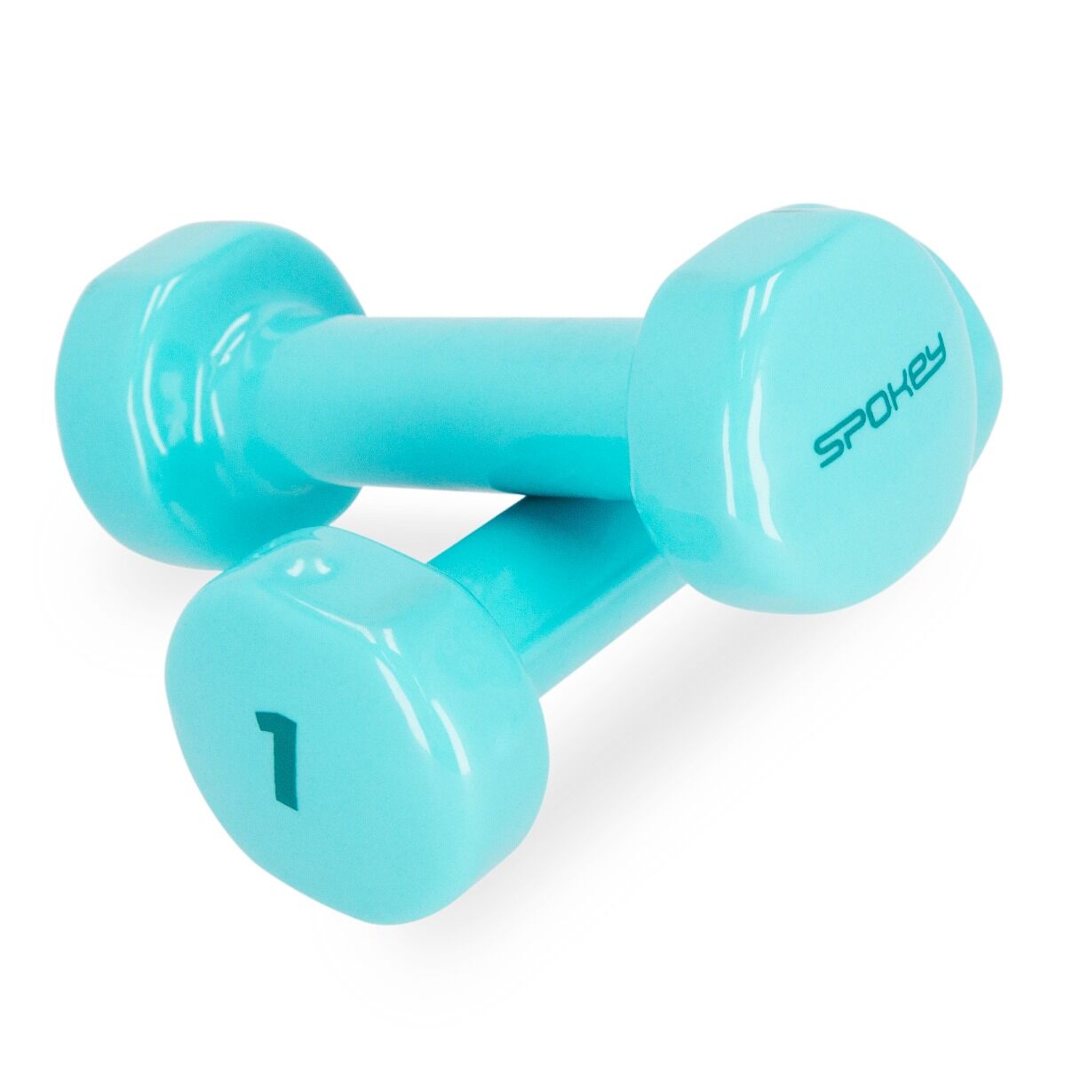 Hantlid SPOKEY Shape 2x1 kg, türkiis - Image 2