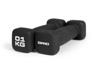 Hantlid ZIPRO Neopreen Dumbbells 2x1kg, mustad