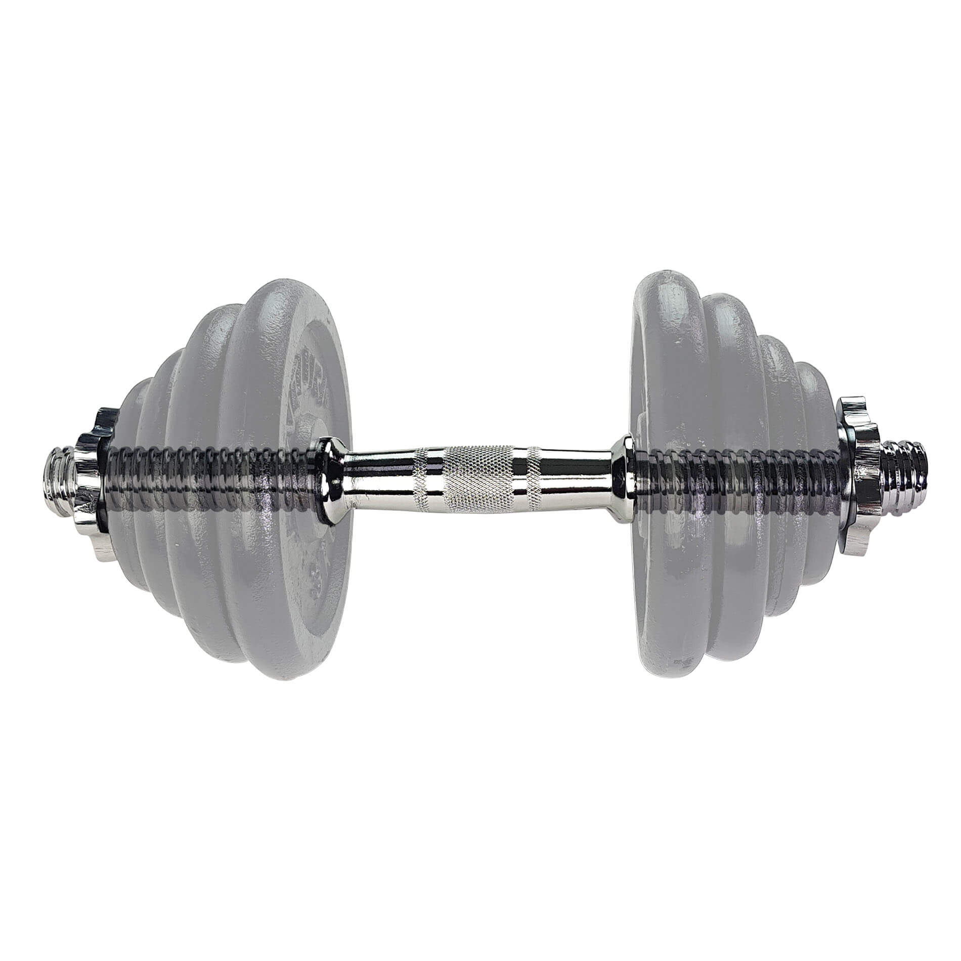 Hantlikang TUNTURI Banana-shaped Chrome bar, 38cm