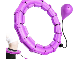 Masseeriv hularõngas raskusega Smart Hula Hoop M1, lilla