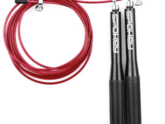 Hüppenöör SPOKEY X-Rope Tweet, terasest, punane