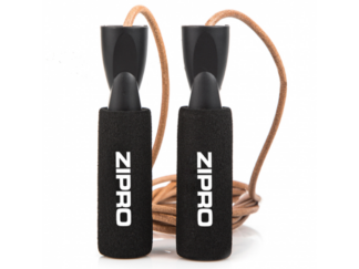 Hüppenöör ZIPRO Skipping Rope 275cm, nahast, must-pruun