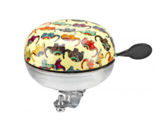 Jalgrattakell AZIMUT Design Flowers 80 mm, kollane