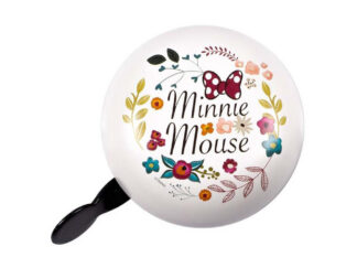 Jalgrattakell Minnie Flowers Retro, valge lilleline