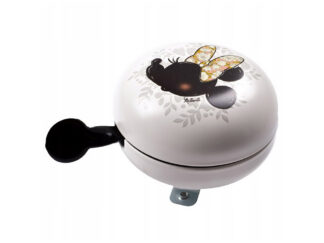 Jalgrattakell Minnie Ornament Retro, valge-must