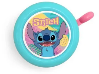 Jalgrattakell Stitch, sinine-roosa