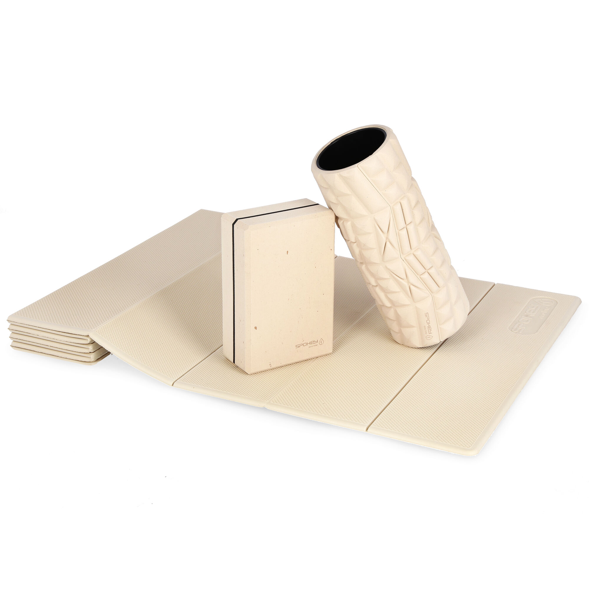 Joogakomplekt SPOKEY Ecosana Eco, rull+plokk+matt - Image 2