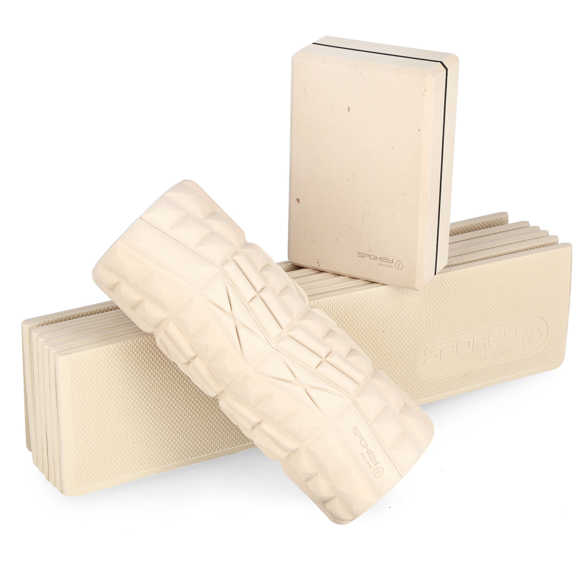 Joogakomplekt SPOKEY Ecosana Eco, rull+plokk+matt - Image 3