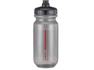 Joogipudel GIANT DOUBLESPRING 600ML Transparent Black/Red, läbipaistev-must-punane