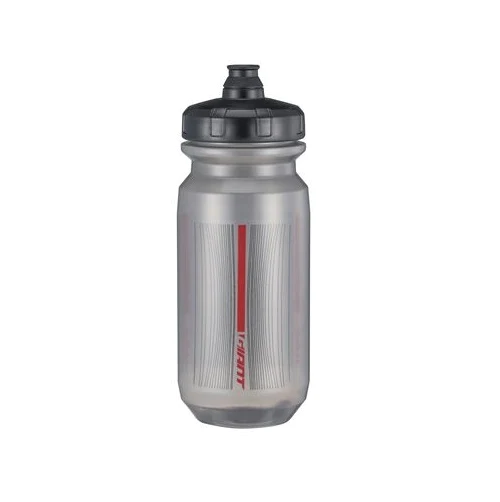 Joogipudel GIANT DOUBLESPRING 600ML Transparent Black/Red, läbipaistev-must-punane