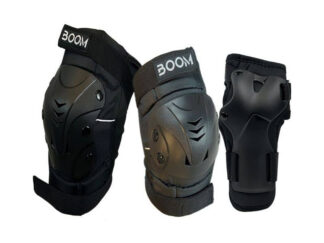 Kaitsmed BOOM Classic PLUS Tripple Pad Set, mustad (L)