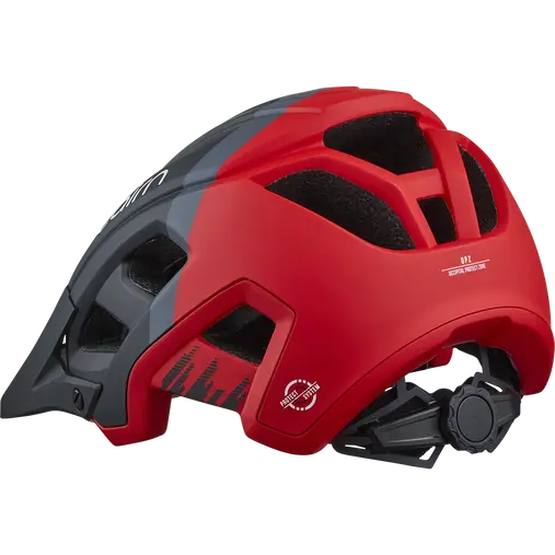 Kiiver CAIRN Dust II Black Red, must-punane (L) - Image 2