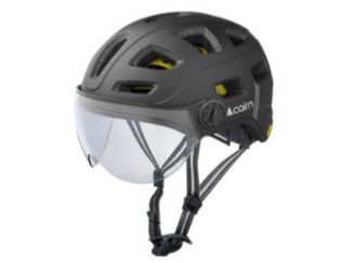 Kiiver CAIRN QUARTS Visor LED USB Matte Black, must (elektrijalgrattale) (L)