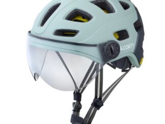 Kiiver CAIRN QUARTZ MIPS Transparent Visor LED USB Matte Eucalyptus Grey (elektrijalgrattale) (L)